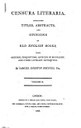Titelblatt Tieck-Exemplar
