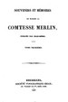 Titelblatt Tieck-Exemplar