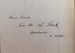 Schmutzblatt verso