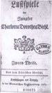 Titelblatt Tieck-Exemplar