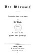 Titelblatt Tieck-Exemplar