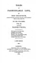 Titelblatt Tieck-Exemplar