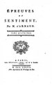 Titelblatt Tieck-Exemplar