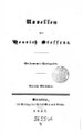 Titelblatt Tieck-Exemplar