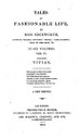 Titelblatt Tieck-Exemplar