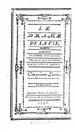 Titelblatt Tieck-Exemplar