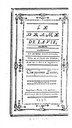 Titelblatt Tieck-Exemplar