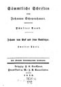 Titelblatt Tieck-Exemplar