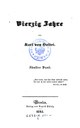 Titelblatt Tieck-Exemplar