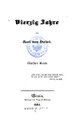 Titelblatt Tieck-Exemplar
