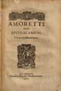 Titelblatt Tieck-Exemplar