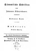 Titelblatt Tieck-Exemplar