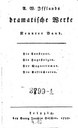 Titelblatt Tieck-Exemplar