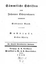 Titelblatt Tieck-Exemplar