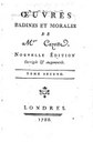 Titelblatt Tieck-Exemplar