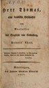 Titelblatt Tieck-Exemplar