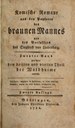 Titelblatt Tieck-Exemplar
