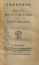 Titelblatt Tieck-Exemplar