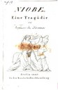 Titelblatt Tieck-Exemplar