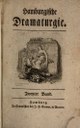 Titelblatt Tieck-Exemplar