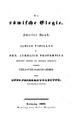 Titelblatt Tieck-Exemplar